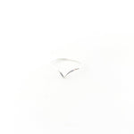 Lyla Small V - Shape Ring | Silver - MTT Collective