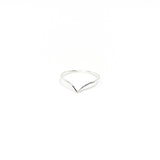 Lyla Small V - Shape Ring | Silver - MTT Collective