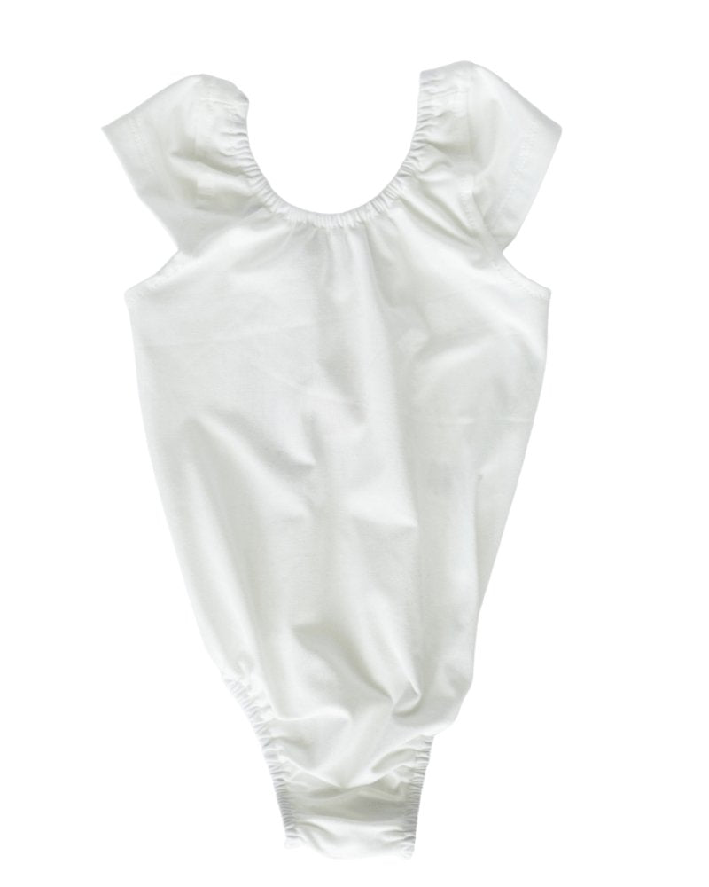 Girls Solid Maggie Cap Sleeve Leotard - MTT Collective