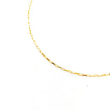 Mara Mini Rectangle Link Chain Necklace | Gold - MTT Collective