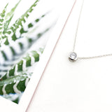 Maria Held Rhinestone Necklace | Silver - MTT Collective