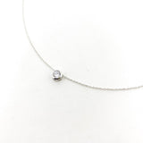 Maria Held Rhinestone Necklace | Silver - MTT Collective