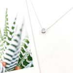 Maria Held Rhinestone Necklace | Silver - MTT Collective