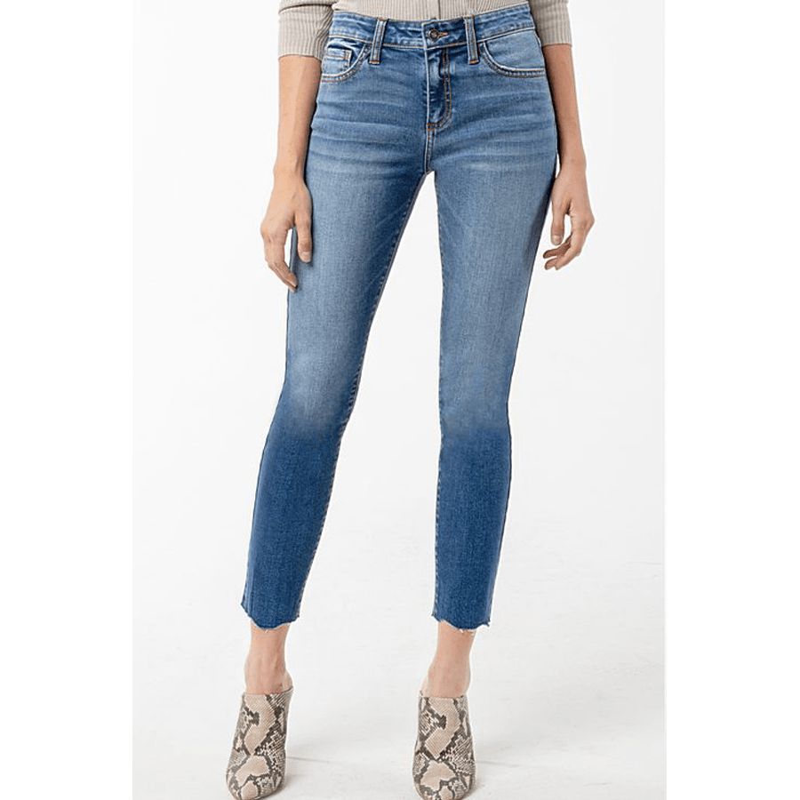 MID RISE ANKLE SKINNY JEANS - MTT Collective