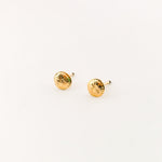 Mini Sand Dollar Stud Earrings | Gold - MTT Collective