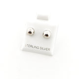 SPHERE STUD EARRINGS | STERLING SILVER | SIZE OPTIONS - MTT Collective