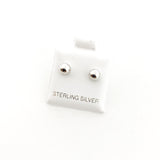 SPHERE STUD EARRINGS | STERLING SILVER | SIZE OPTIONS - MTT Collective