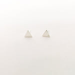 MINI TRIANGLE STUD EARRINGS | STERLING SILVER - MTT Collective