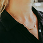 Eliza Brushed Ogee Drop Earrings - MTT Collective