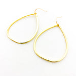 Cora Textured Oval Drop Earrings - MTT Collective
