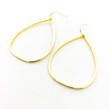 Cora Textured Oval Drop Earrings - MTT Collective