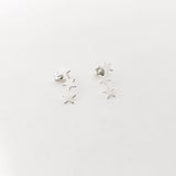 TRIPLE STAR STUD EARRINGS | STERLING SILVER - MTT Collective