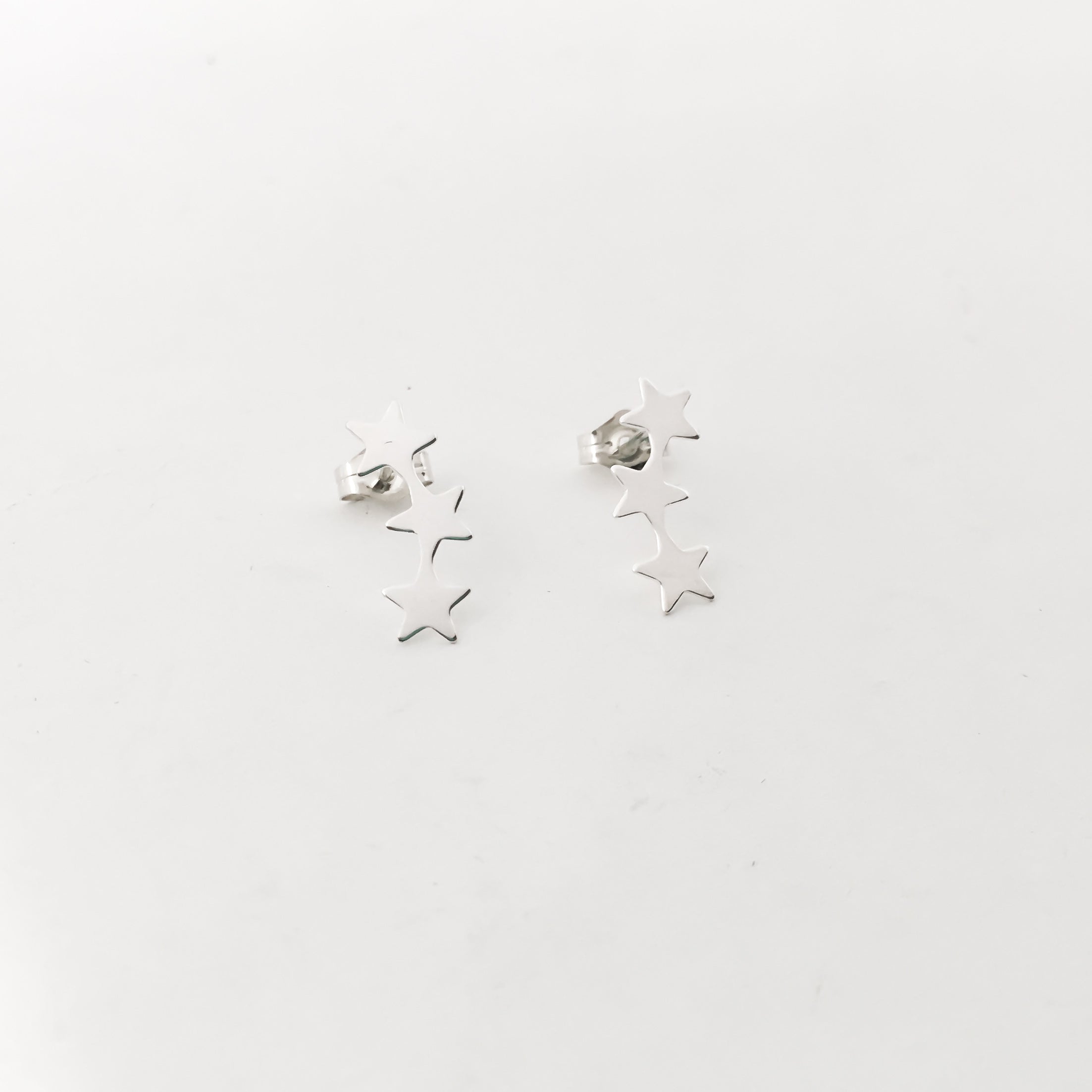 TRIPLE STAR STUD EARRINGS | STERLING SILVER - MTT Collective
