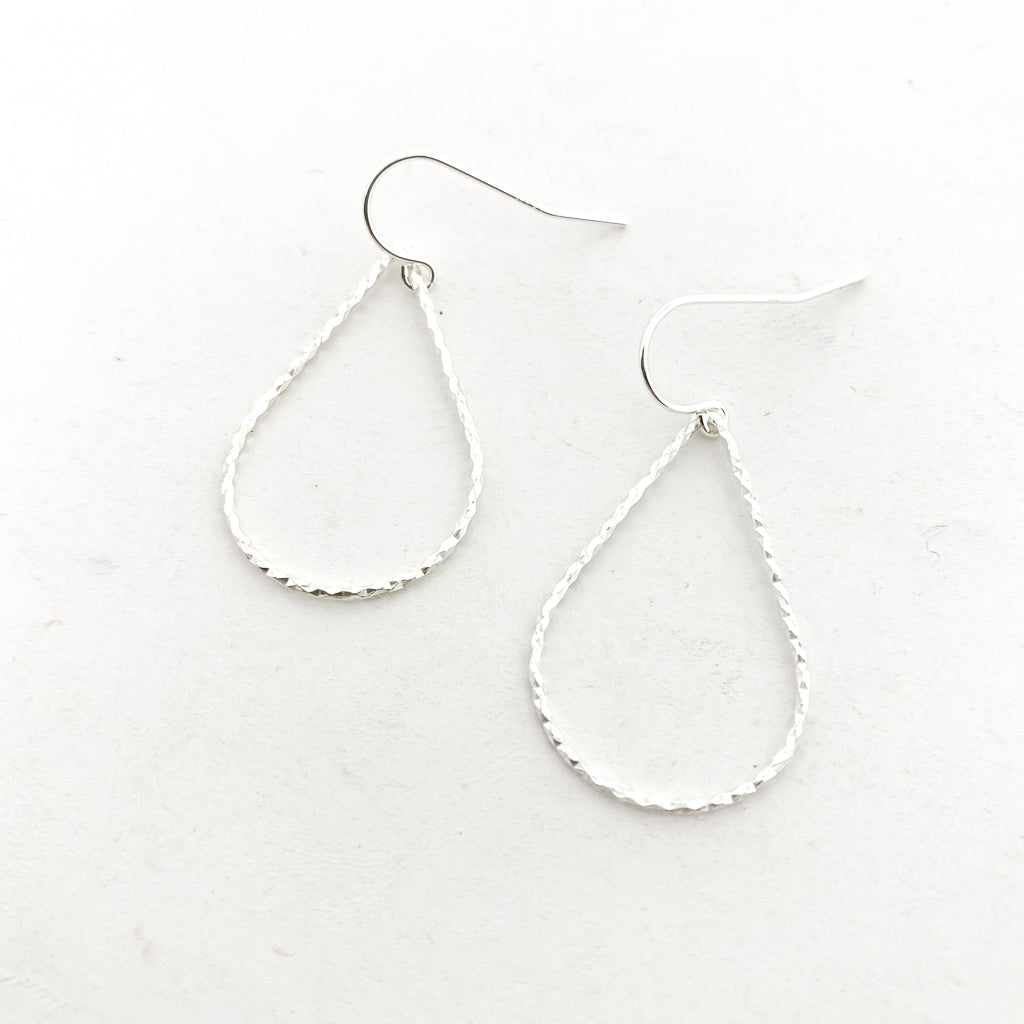 SMALL TWISTED DROP EARRINGS | STERLING SILVER - MTT Collective