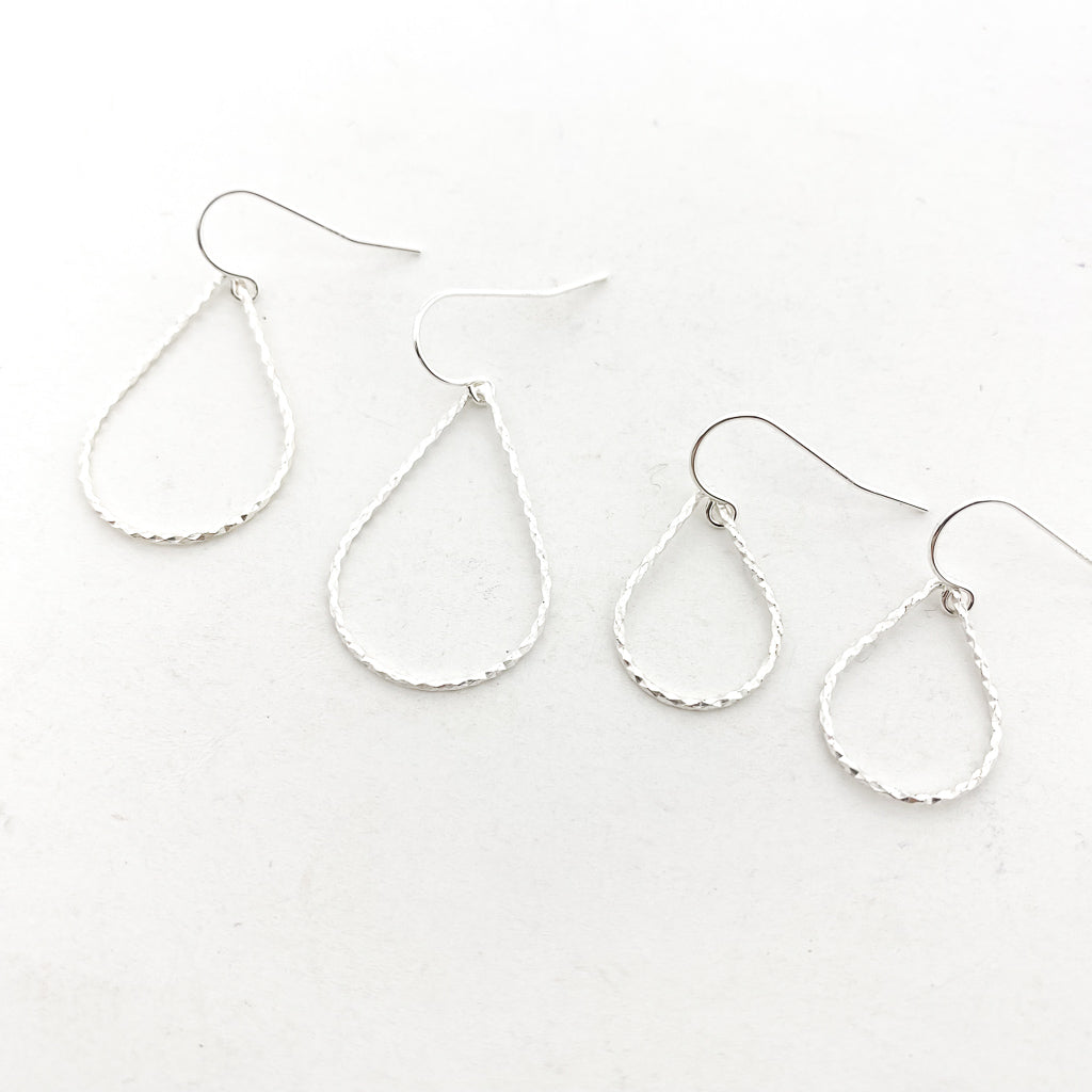 SMALL TWISTED DROP EARRINGS | STERLING SILVER - MTT Collective