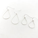 SMALL TWISTED DROP EARRINGS | STERLING SILVER - MTT Collective