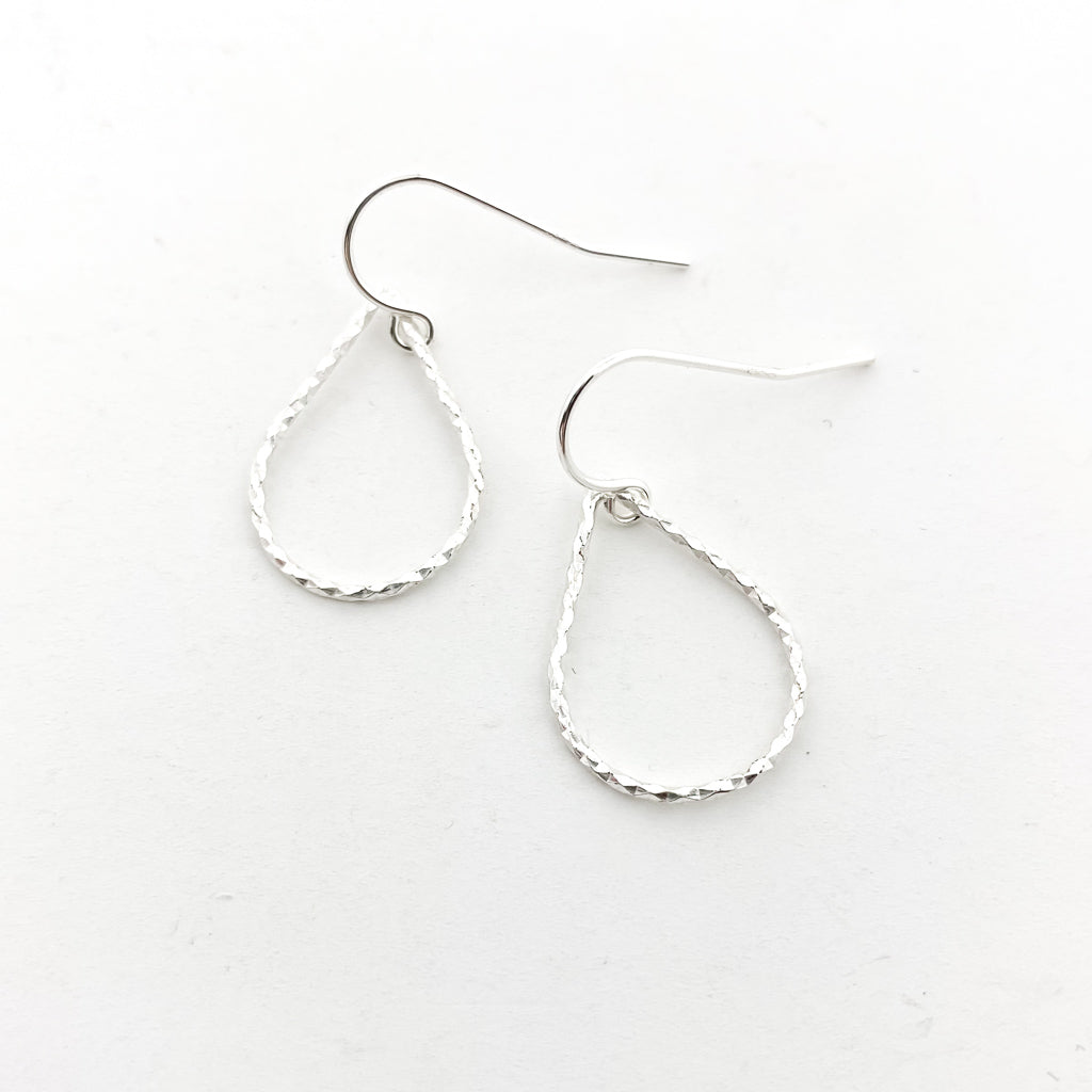 SMALL TWISTED DROP EARRINGS | STERLING SILVER - MTT Collective