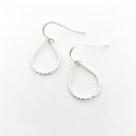 SMALL TWISTED DROP EARRINGS | STERLING SILVER - MTT Collective