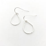 SMALL TWISTED DROP EARRINGS | STERLING SILVER - MTT Collective