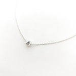 TEXTURED HELD SPHERE NECKLACE | STERLING SILVER - MTT Collective
