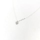 MINI RHINESTONE HEART NECKLACE | STERLING SILVER - MTT Collective