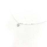MINI RHINESTONE HEART NECKLACE | STERLING SILVER - MTT Collective
