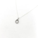 CRYSTAL OPEN DROP NECKLACE | STERLING SILVER - MTT Collective