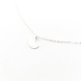 DAINTY MOON NECKLACE | STERLING SILVER - MTT Collective