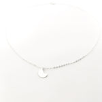 DAINTY MOON NECKLACE | STERLING SILVER - MTT Collective