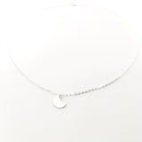 DAINTY MOON NECKLACE | STERLING SILVER - MTT Collective