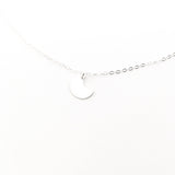 DAINTY MOON NECKLACE | STERLING SILVER - MTT Collective