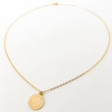 MINI DOUBLE-SIDED QUEEN ELIZABETH COIN NECKLACE | 14K GOLD-FILLED - MTT Collective
