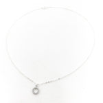 CRYSTAL OPEN CIRCLE NECKLACE | STERLING SILVER - MTT Collective