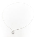 CRYSTAL OPEN CIRCLE NECKLACE | STERLING SILVER - MTT Collective