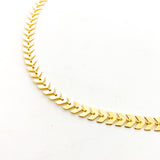 Gianna Chevron Necklace | Gold - MTT Collective