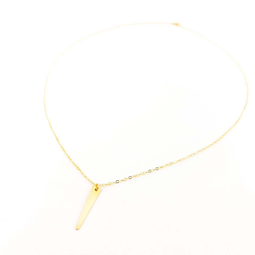 HANGING TRIANGLE NECKLACE SET | 14K GOLD-FILLED | SET OF 3 - MTT Collective