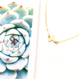 LITTLE HELD CROSS NECKLACE | 14K GOLD-FILLED - MTT Collective