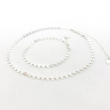 Luna Disc Chain Jewelry Set | Silver - MTT Collective