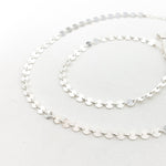 Luna Disc Chain Jewelry Set | Silver - MTT Collective