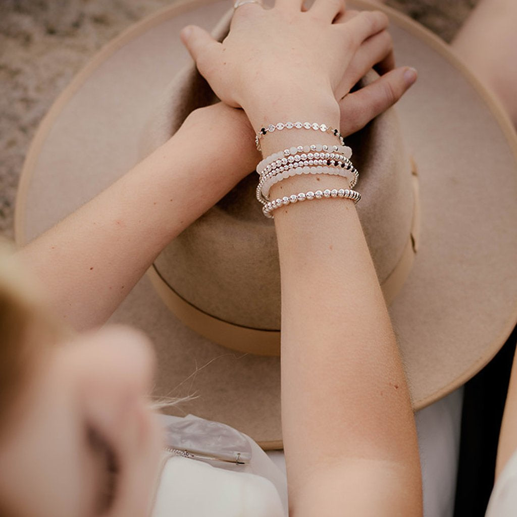 Luna Disc Chain Jewelry Set | Silver - MTT Collective