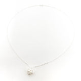 OPEN DESIGN PUFF HEART NECKLACE | STERLING SILVER - MTT Collective