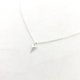 TEXTURED TRIANGLE NECKLACE | STERLING SILVER - MTT Collective
