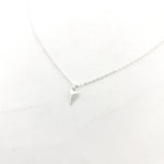 TEXTURED TRIANGLE NECKLACE | STERLING SILVER - MTT Collective