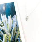 MINI RHINESTONE CROSS NECKLACE | STERLING SILVER - MTT Collective