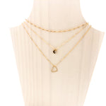 SPARKLING LOVE NECKLACE SET | 14K GOLD-FILLED | SET OF 3 - MTT Collective