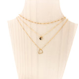 SPARKLING LOVE NECKLACE SET | 14K GOLD-FILLED | SET OF 3 - MTT Collective