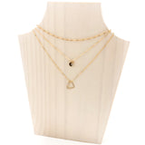 SPARKLING LOVE NECKLACE SET | 14K GOLD-FILLED | SET OF 3 - MTT Collective
