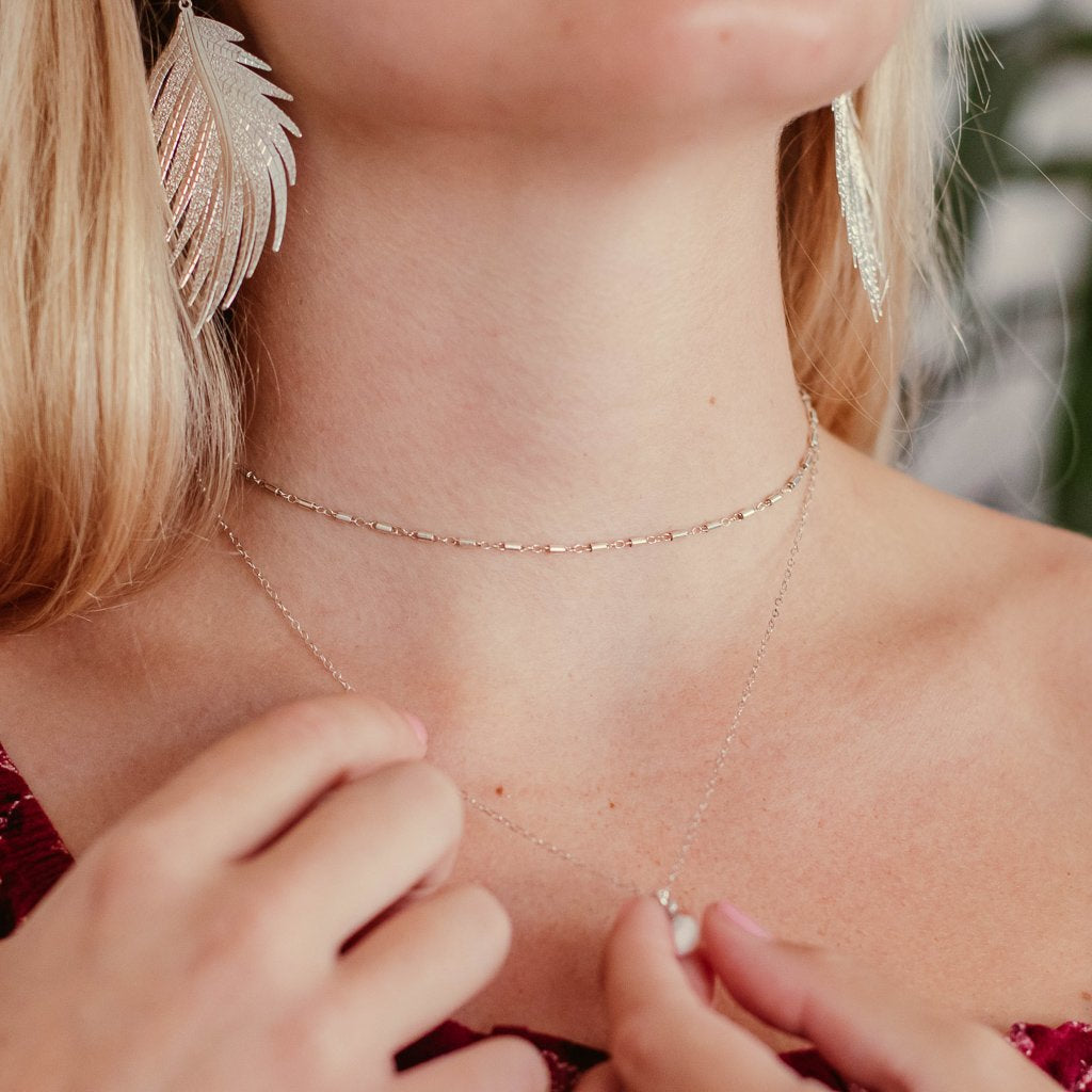 SPARKLING LOVE NECKLACE SET | 14K GOLD-FILLED | SET OF 3 - MTT Collective