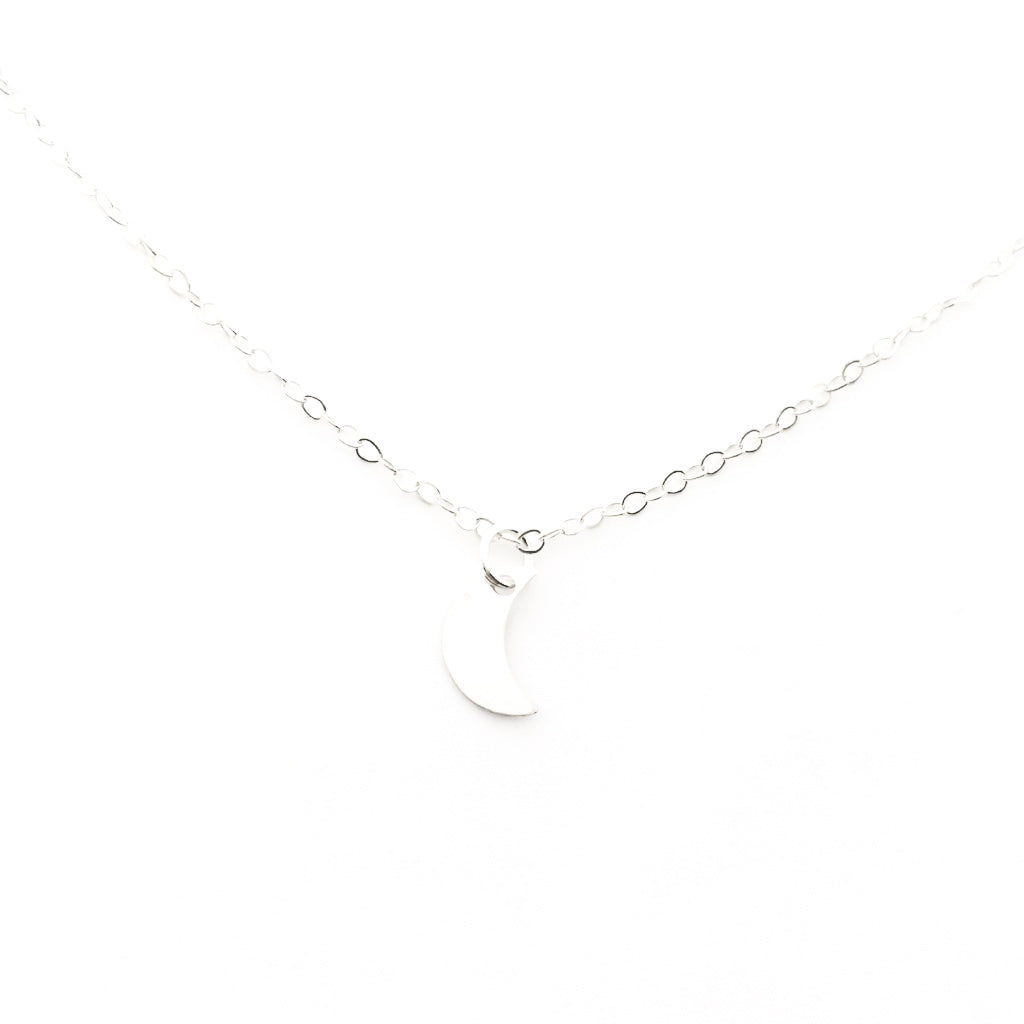 STERLING SILVER MOON NECKLACE - MTT Collective