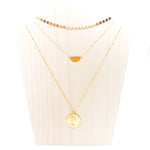 SEMICIRCLE NECKLACE SET | 14K GOLD-FILLED | SET OF 3 - MTT Collective